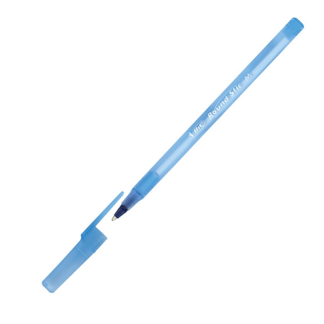 Ручка стик. Ручка шариковая BIC Round Stic. Ручка шариковая BIC Round Stic синяя (толщина линии 0.32 мм). Ручка BIC Round Stic m. Ручка шариковая неавтоматическая синяя, 921403,0,32 мм BIC.